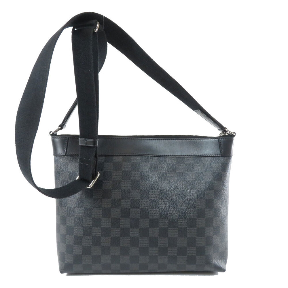 Louis Vuitton Graphite Damier Mick Shoulder NM Bag Canvas Black